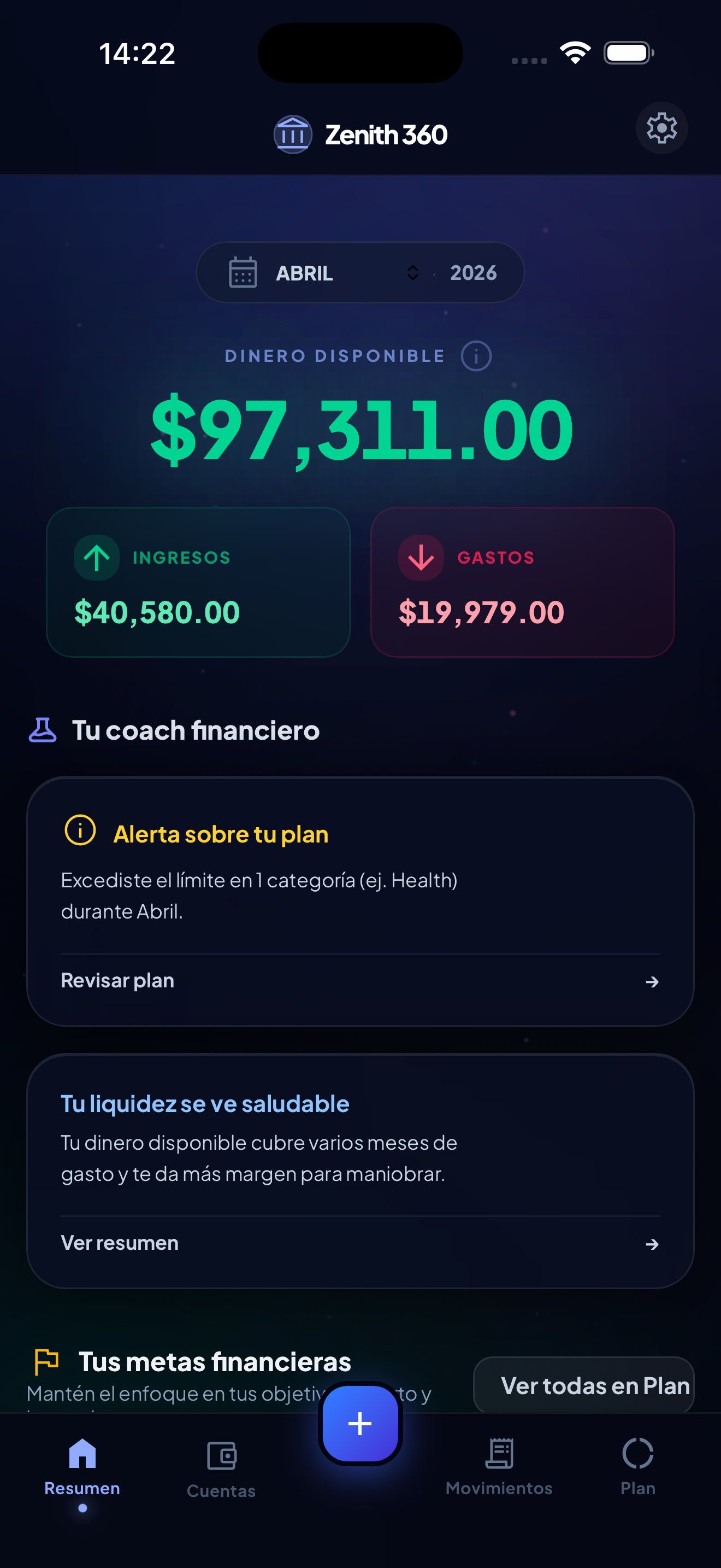 Zenith Finance 360 Dashboard